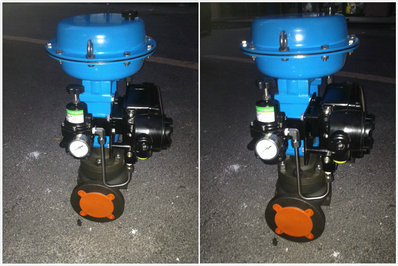 氣動薄膜單座調節閥實拍圖片